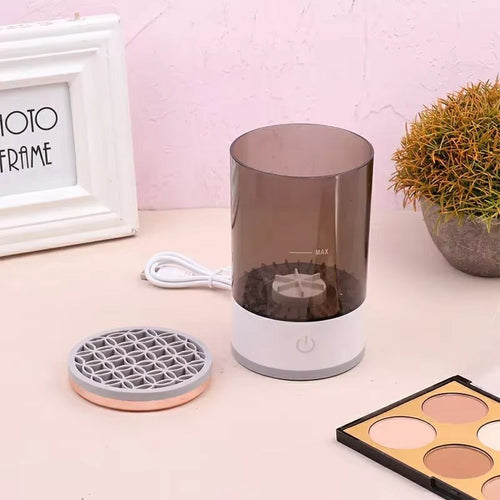3-in-1 Electric Makeup Brush Cleaner | Automatic Brush Cleaner, Dryer & Storage Stand