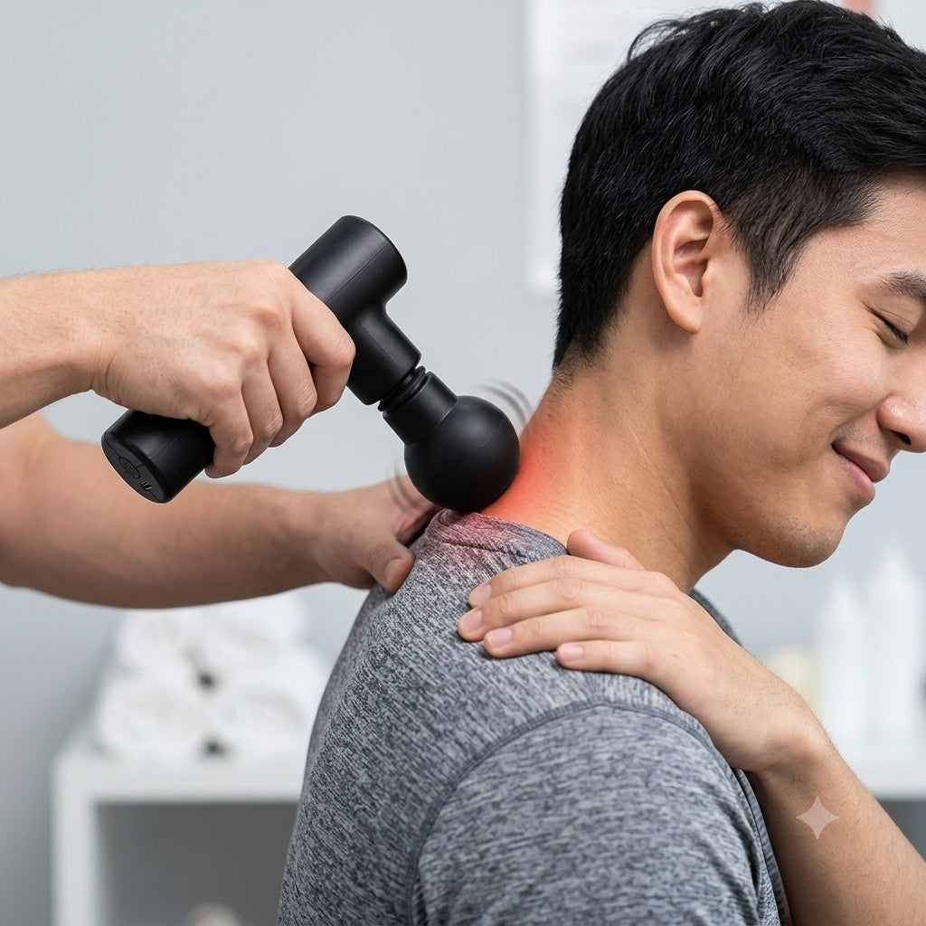 Mini Electric Massage Gun | Handheld Muscle Massager for Neck, Back & Body