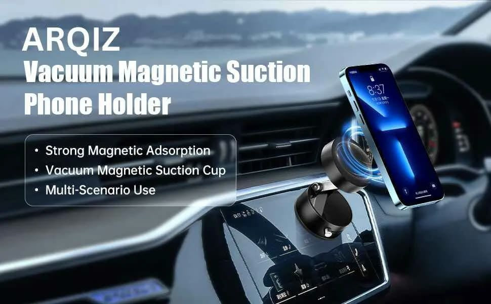 Magnetic Suction Phone Holder | Foldable 360° Adjustable Phone Mount