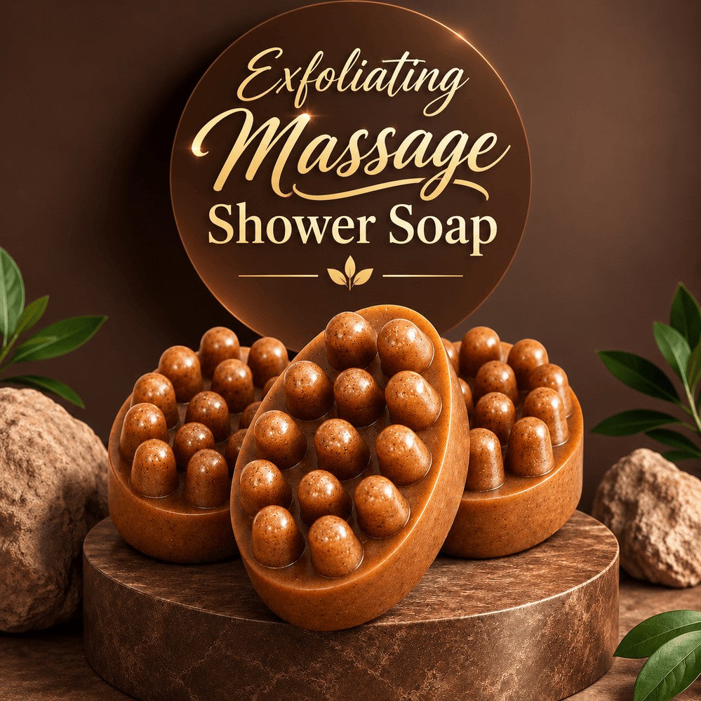 Instant Glow Massage Shower Soap | Deep Cleansing Body Soap for Soft & Smooth Skin