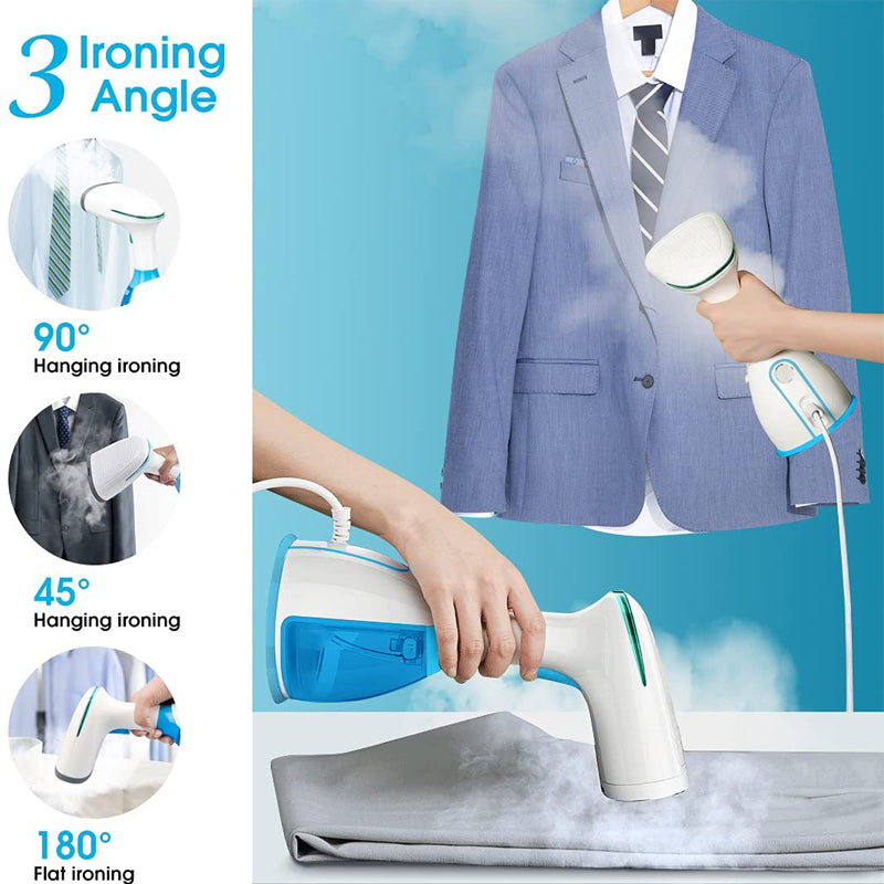 Portable Garment Steamer – Handheld, High-Pressure Steam for Effortless Ironing 🌪️👕