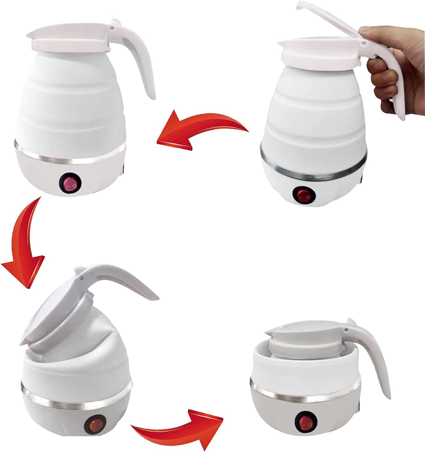 Portable Electric Kettle – Foldable & Travel-Friendly! 🌟