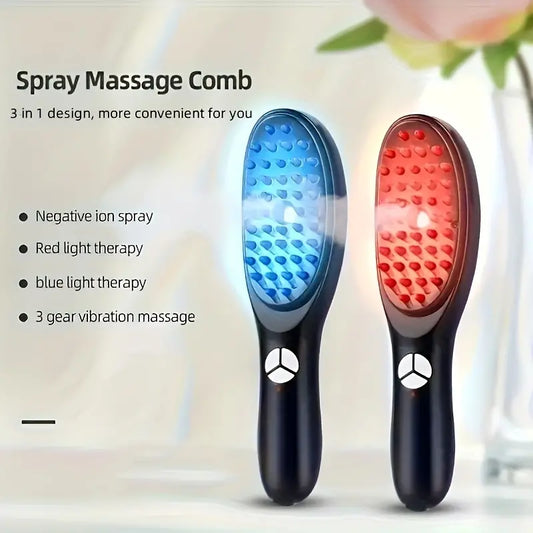 LED Hair Growth Brush – Transform Your Hair & Scalp Health! 🌿✨