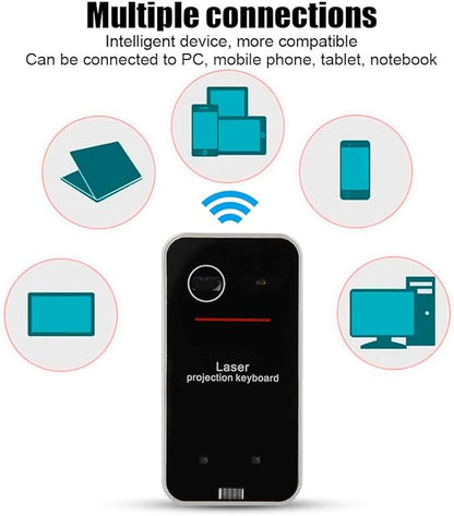 Laser Projection Keyboard – Portable, Wireless & Futuristic! 🖥️🔴