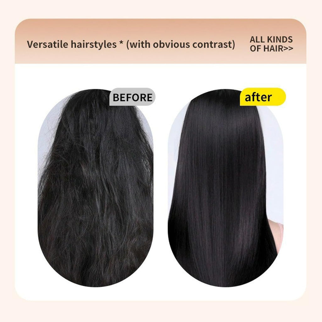 Mini Wireless Hair Straightener Comb – Rechargeable Hair Styling Brush