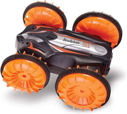 Waterproof RC Stunt Car - 360° Rotating Action & All-Terrain Mastery!