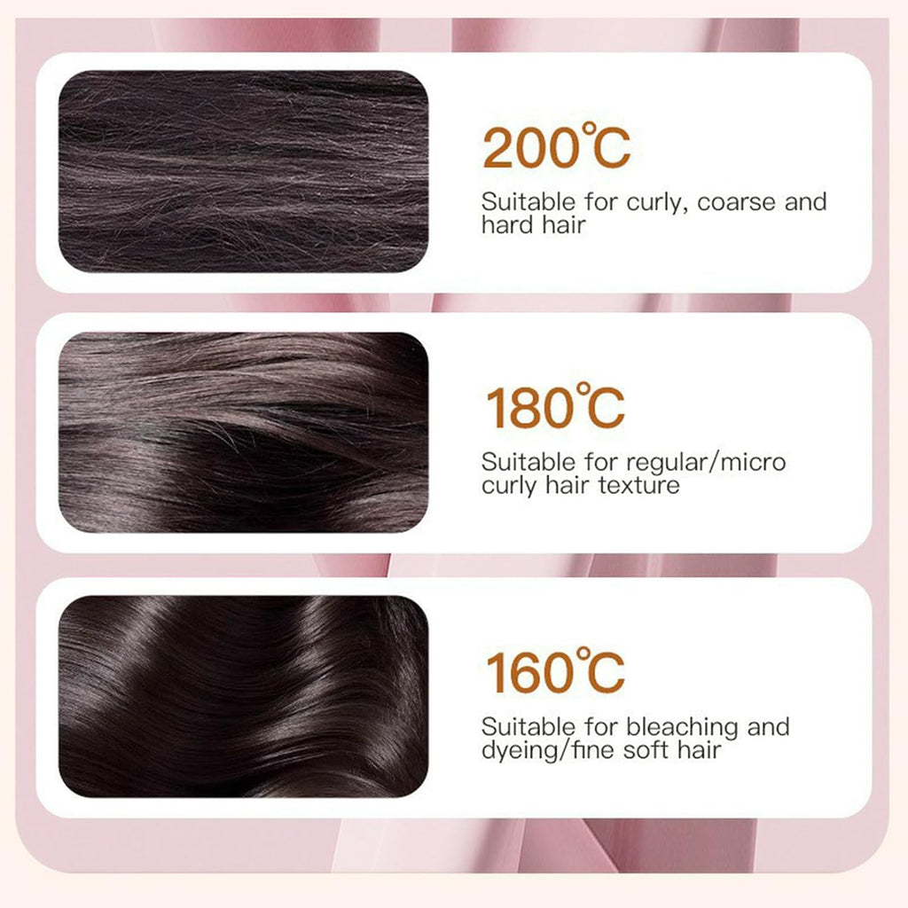 Mini Wireless Hair Straightener Comb – Rechargeable Hair Styling Brush