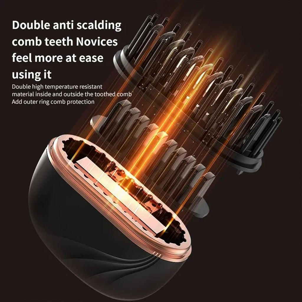 Mini Wireless Hair Straightener Comb – Rechargeable Hair Styling Brush