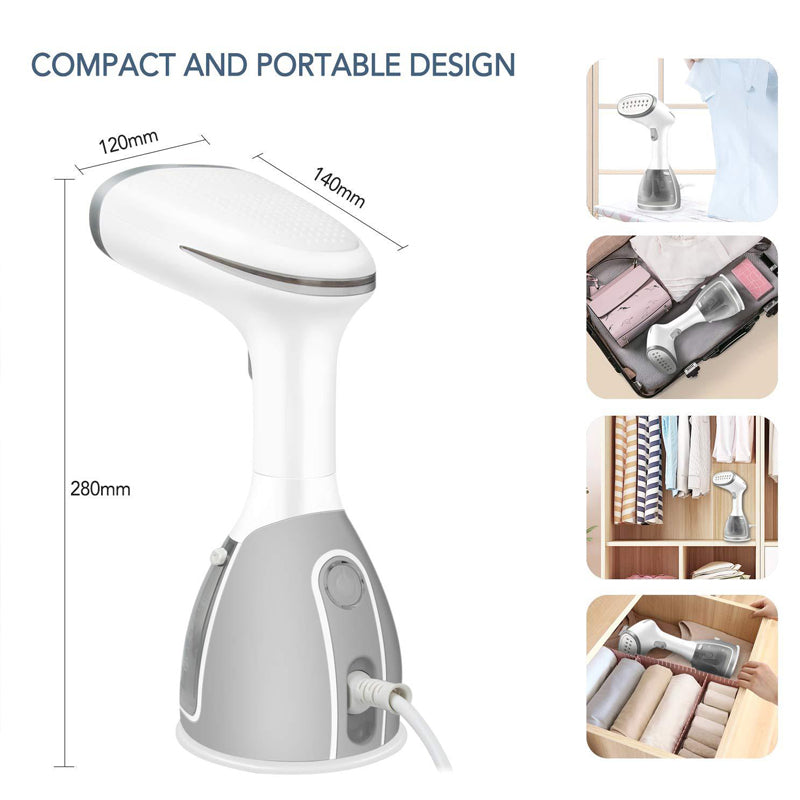 Portable Garment Steamer – Handheld, High-Pressure Steam for Effortless Ironing 🌪️👕