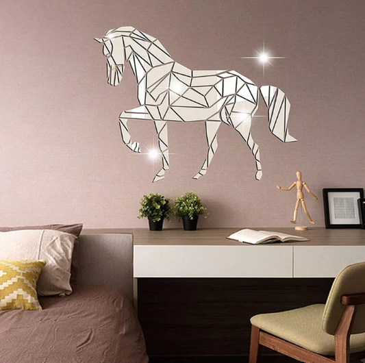 Large Acrylic Horse Mirror Wall Art 🐎